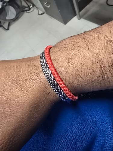 Customer photo review of ROPE BRACELET 3MM | Silver