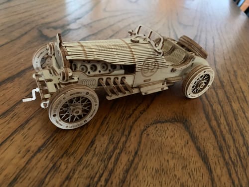 Customer photo review of Grand Prix Car Scale 3D Wooden Puzzle