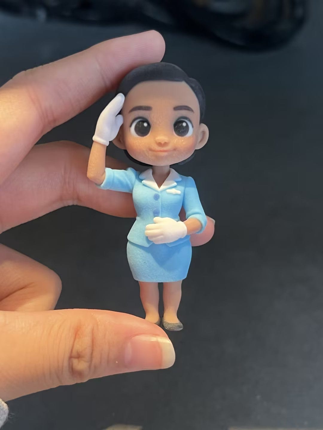 Customer photo review of Custom 3D Action Figure from Your Photo Personalized Toy Figure Unique & Memorable Gift for Lovers, Boyfriends, Girlfriends