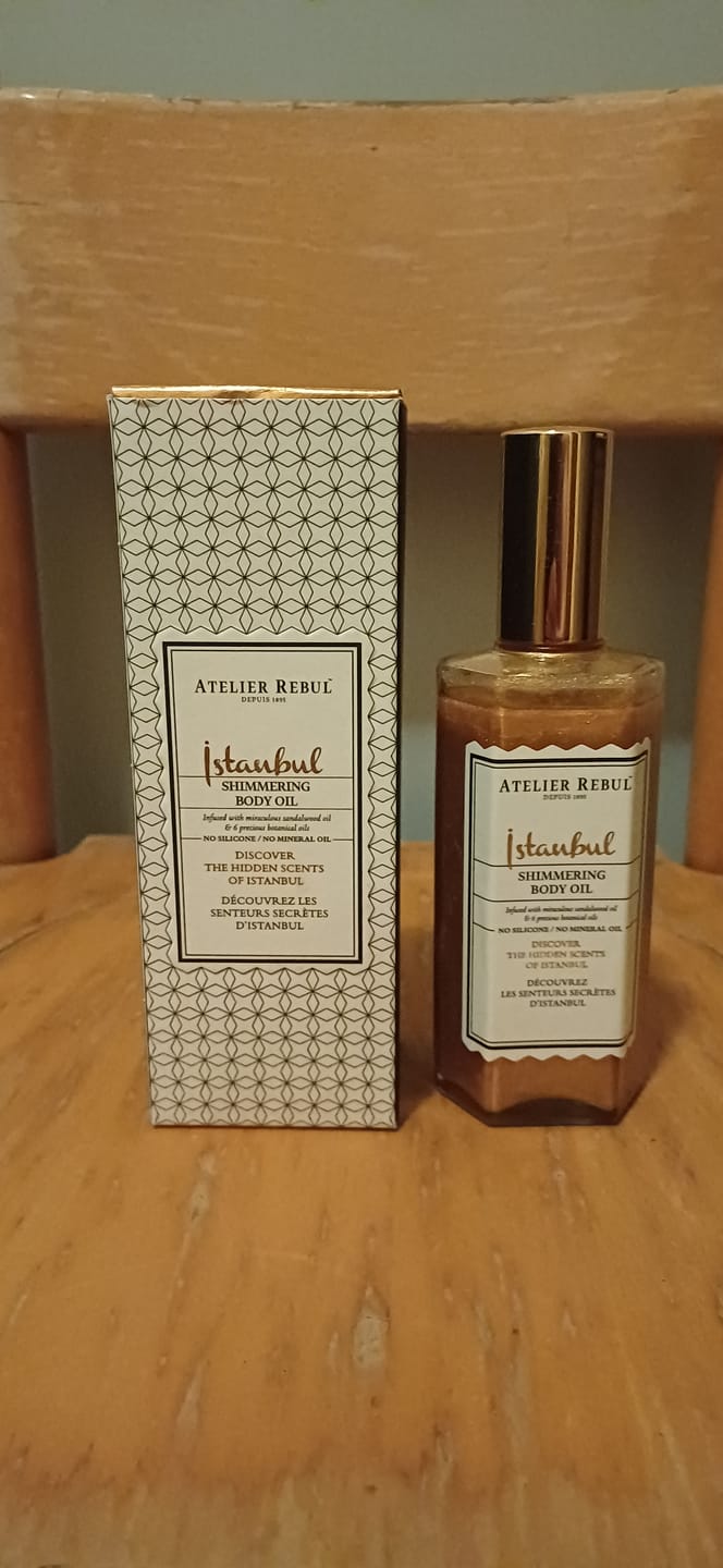 Customer photo review of Istanbul Shimmering Body Oil 125ml