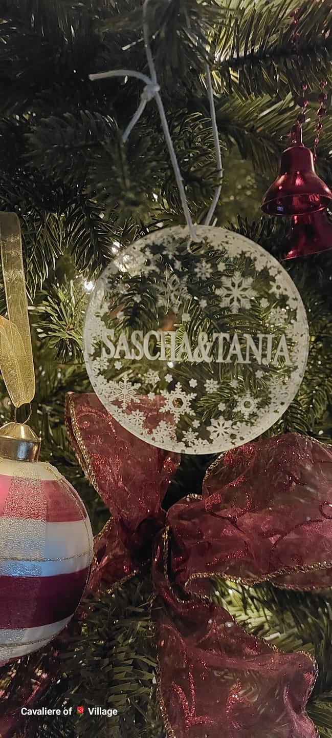 Customer photo review of Weihnachtsdeko mit Schneeflocken