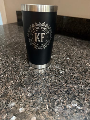 Customer photo review of (6 Pieces) Laser Engraved Tumbler | 20 oz