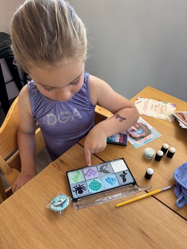 Customer photo review of The Oceans Adventure Face Paint Kit