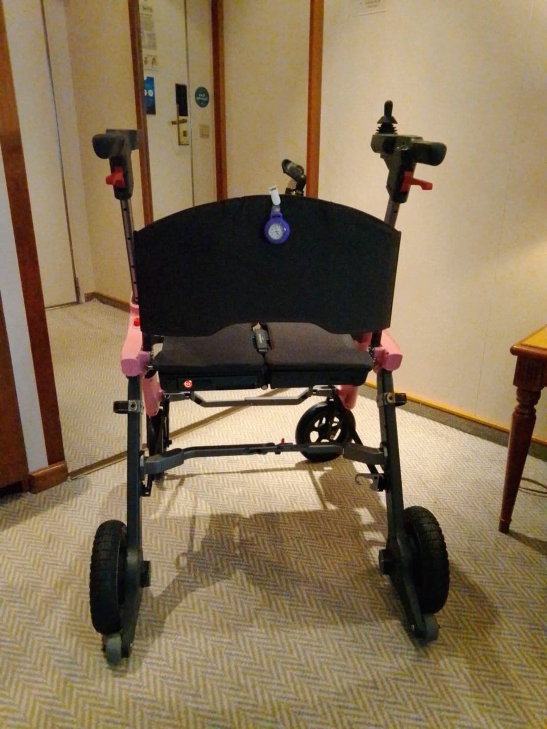 Customer photo review of Roamate Mobility Device: Perfect Travel Companion