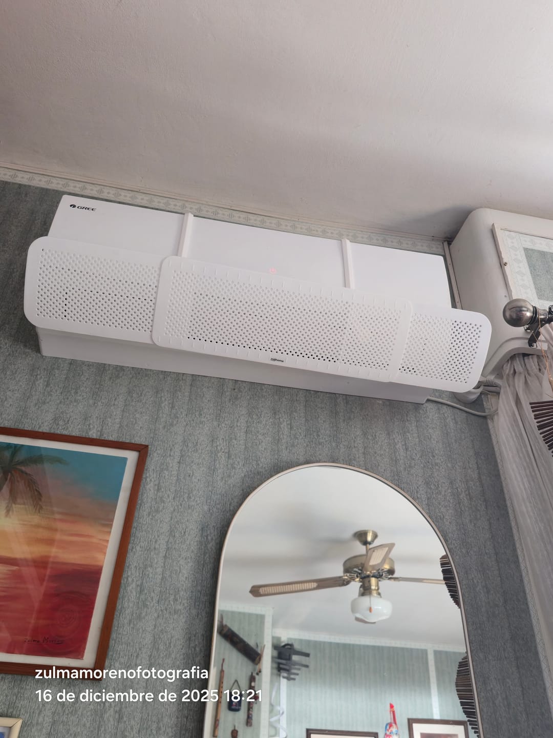 Customer photo review of Deflector Disperser para Aire Acondicionado Milhome