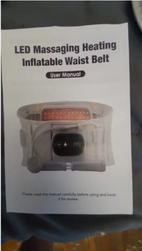 Customer photo review of SuperRelief™ Lumbar Decompression Belt