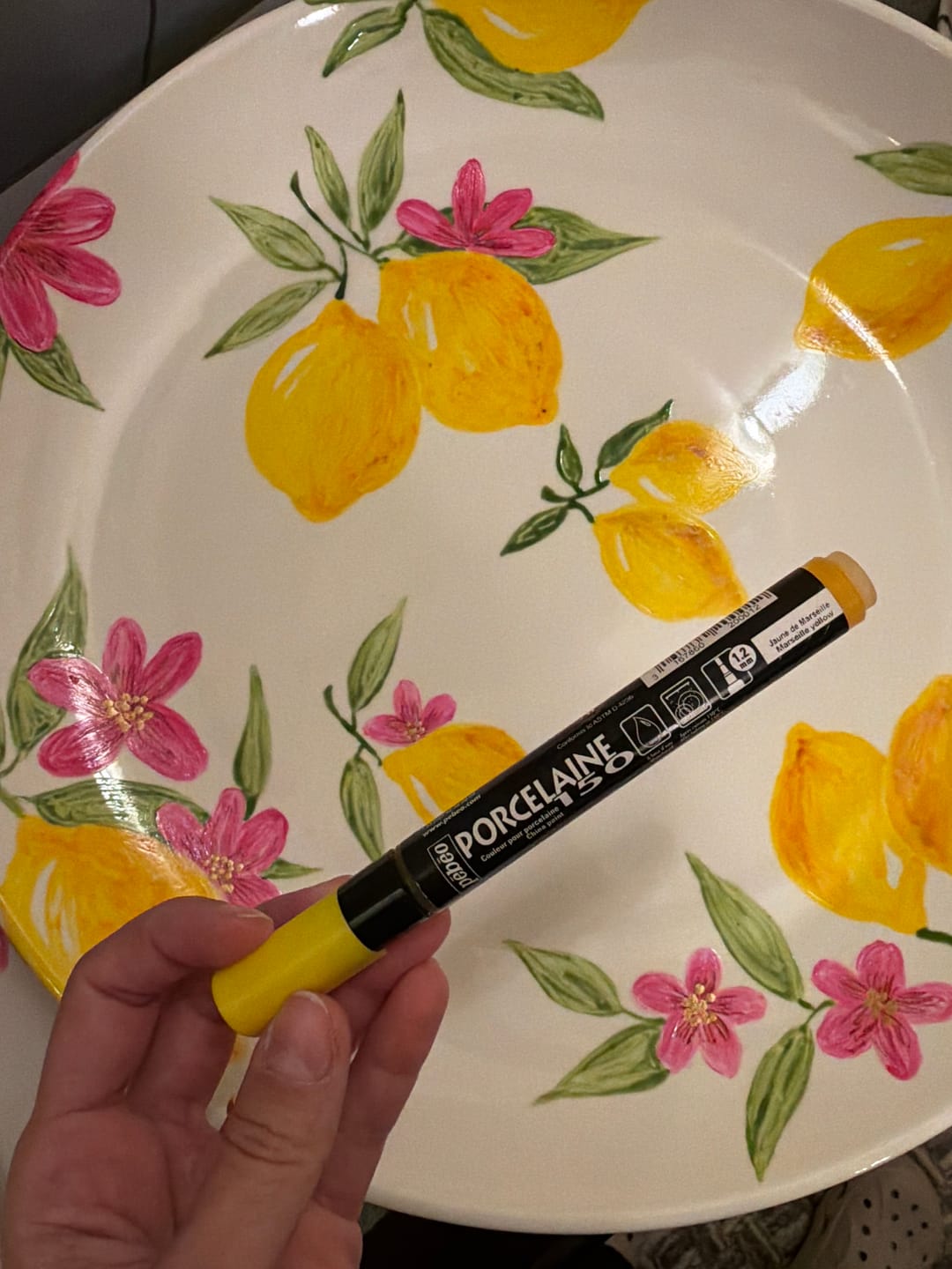 Customer photo review of Pebeo Porcelaine 150 - Set 9 Marcadores Pintura Porcelana Punta Fina