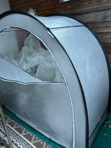 Customer photo review of Überwinterungszelt Arctic ThermoPLUS für Pflanzen L 186 x B 84 x H 175 cm