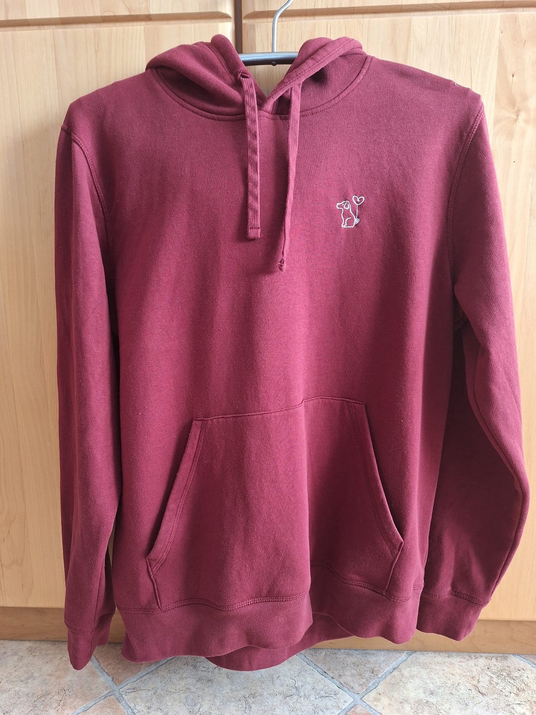 Customer photo review of Art Dog (Stick) - Organic Hoodie (Unisex)