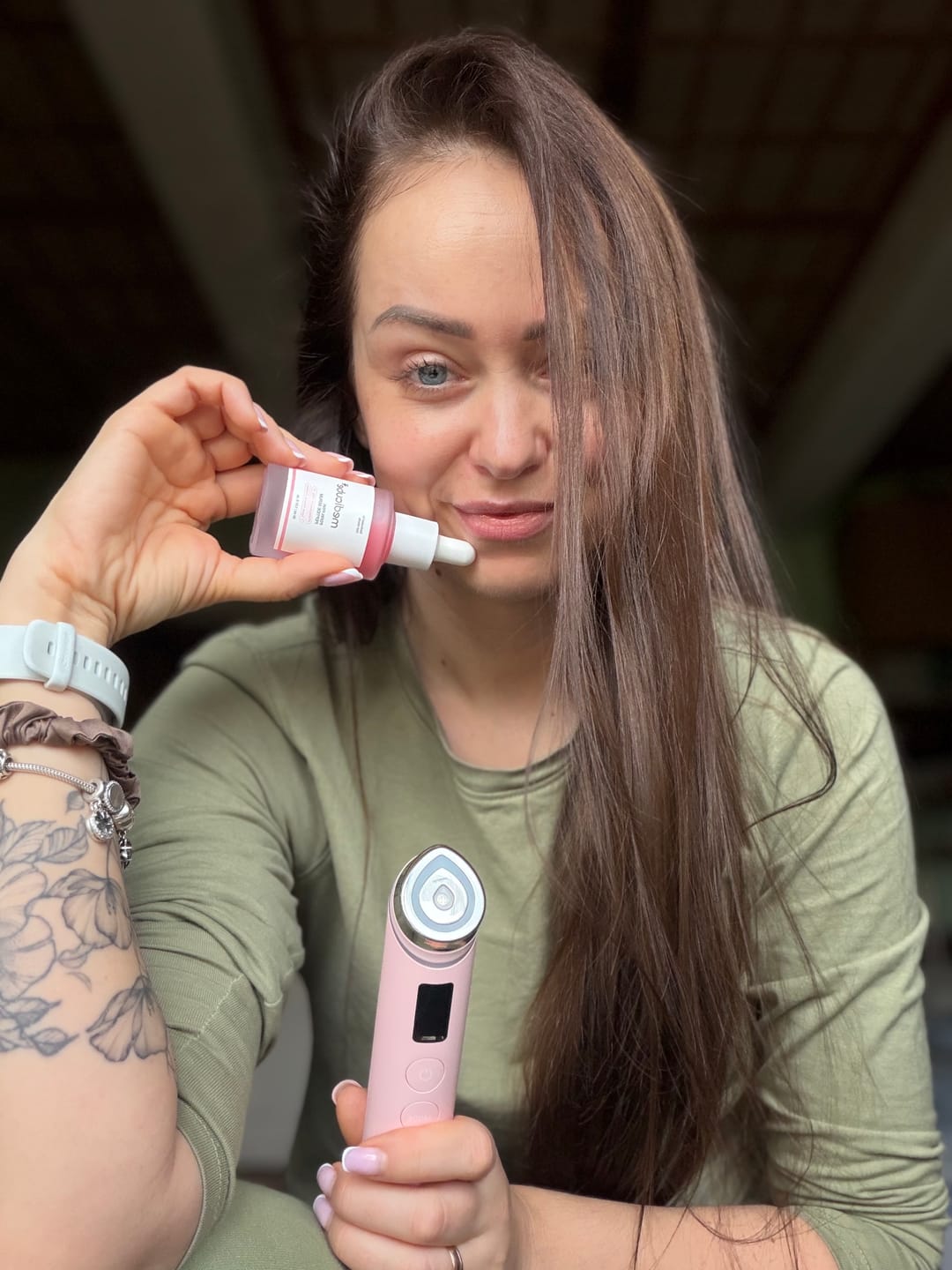 Customer photo review of Liftinga serums ar PDRN un peptīdiem Medicube PDRN Pink Peptide Serum