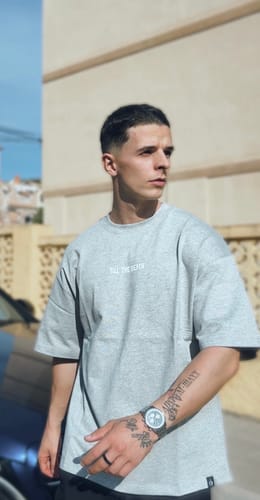 Customer photo review of Origins Oversized Tee