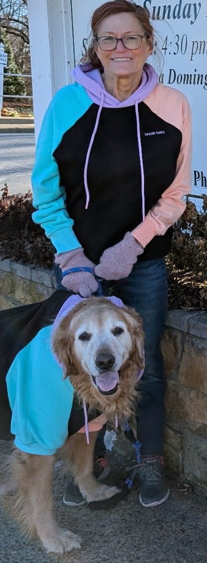 Customer photo review of Color Block Human Hoodies