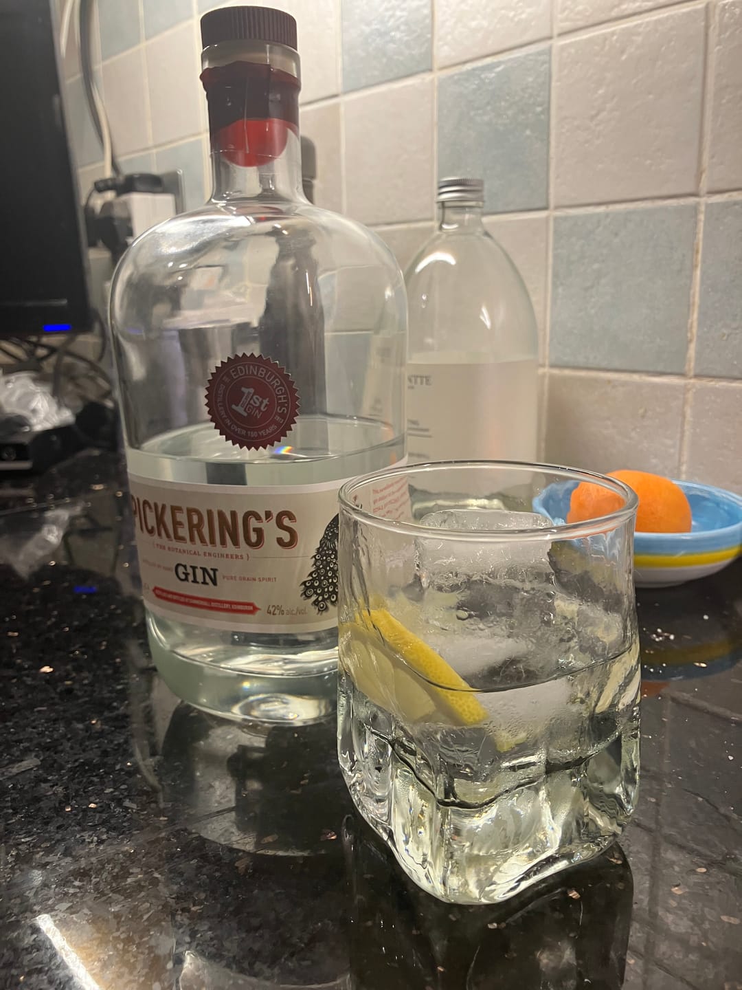 Customer photo review of Pickering's Gin 1 Litre