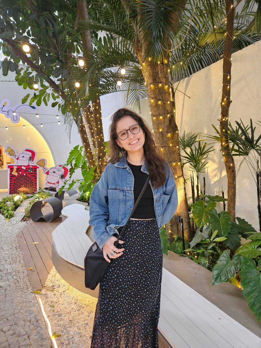 Customer photo review of Jaqueta Jeans Oversized Andiroba Azul Médio