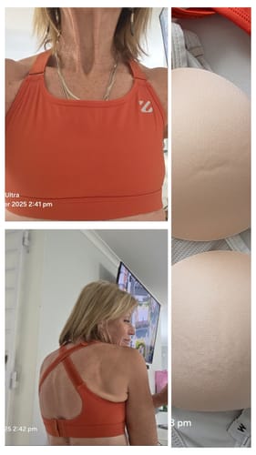 Customer photo review of All Day Workout High Impact Bra