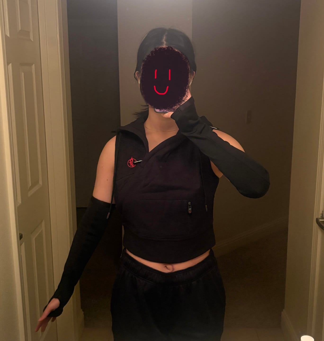 Customer photo review of Martialist Hoodie & Sleeve Gloves