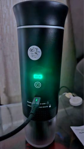 Customer photo review of BRUZZO Go™ – Draagbare Espresso Machine