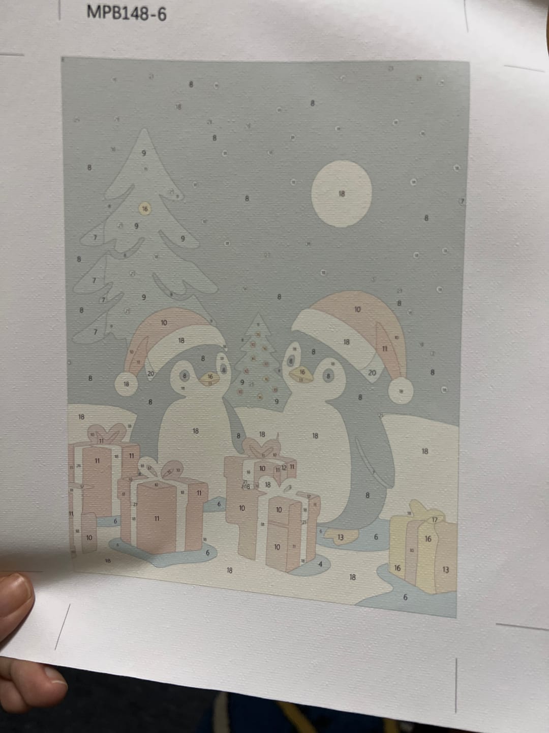 Customer photo review of 6 Mini Paintings - Christmas Eve Set
