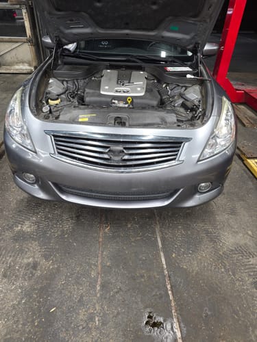 Customer photo review of Infiniti logo car led front emblem light