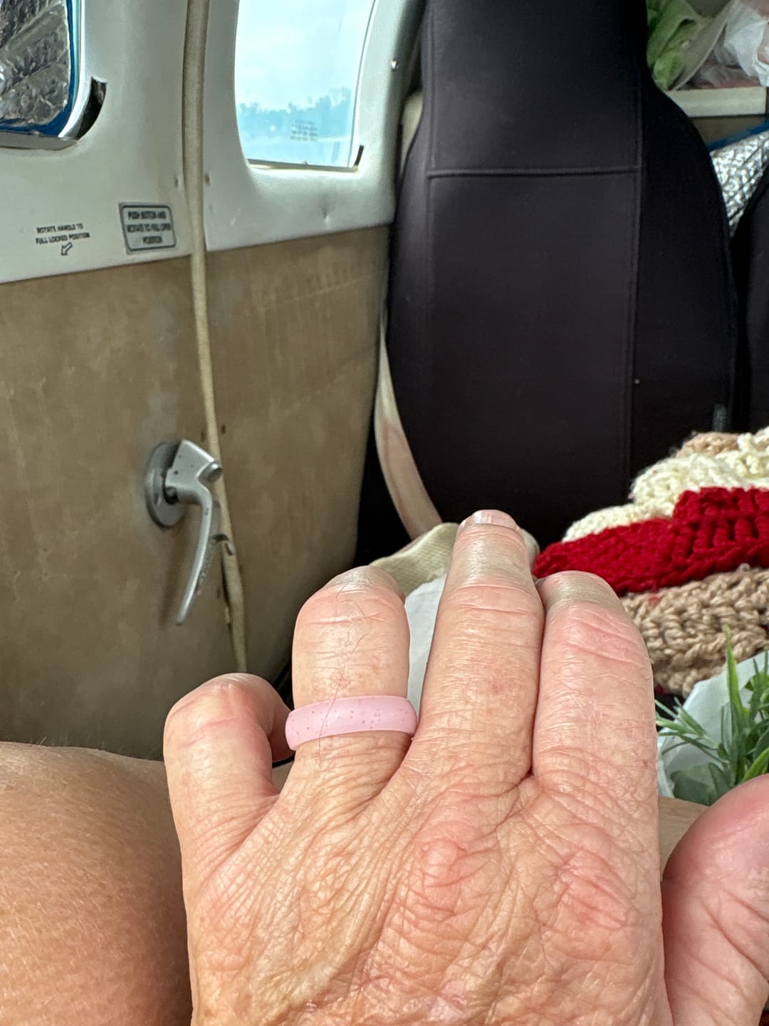 Customer photo review of The Raven Ridge - Women's Silicone Ring