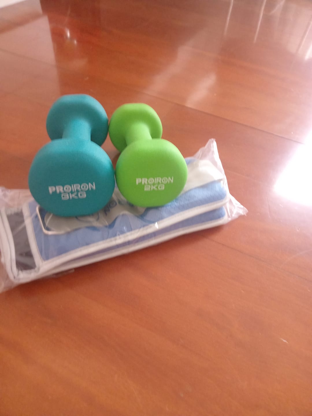 Customer photo review of Mancuernas de Neopreno (Par)