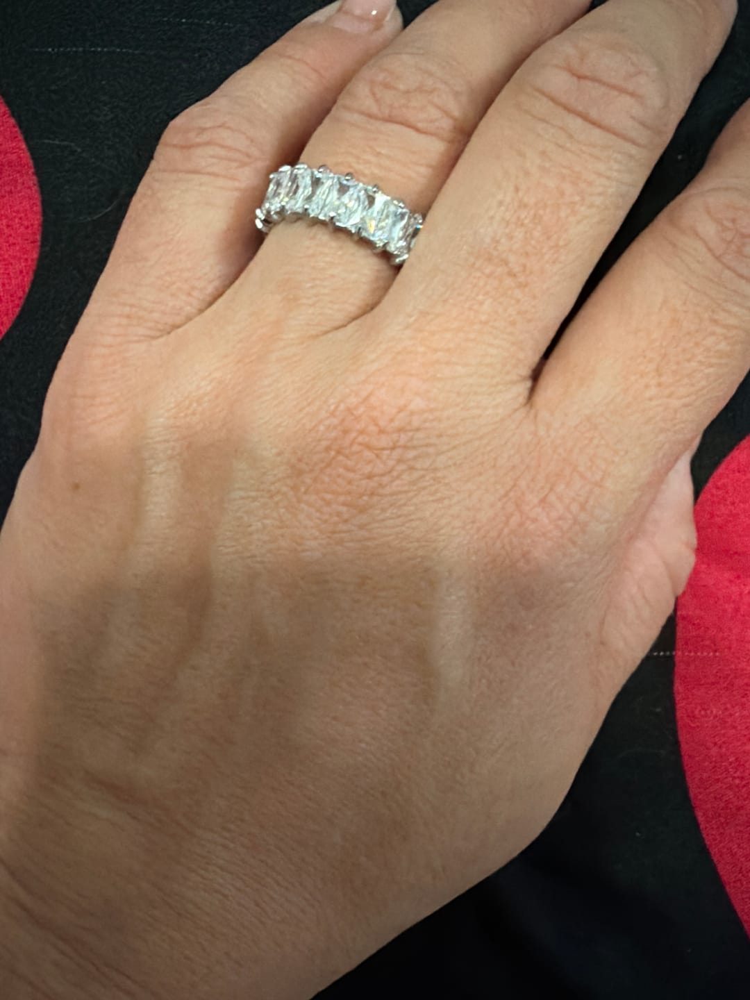 Customer photo review of Inel Magic Diamonds - Argintiu