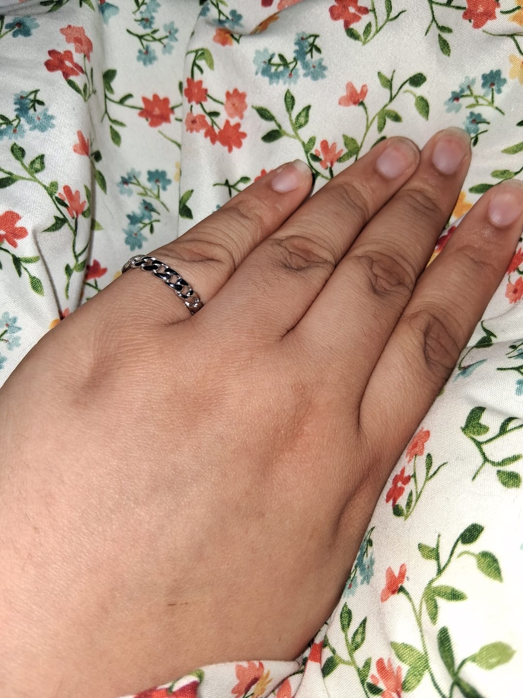 Customer photo review of MINI CUBAN RING