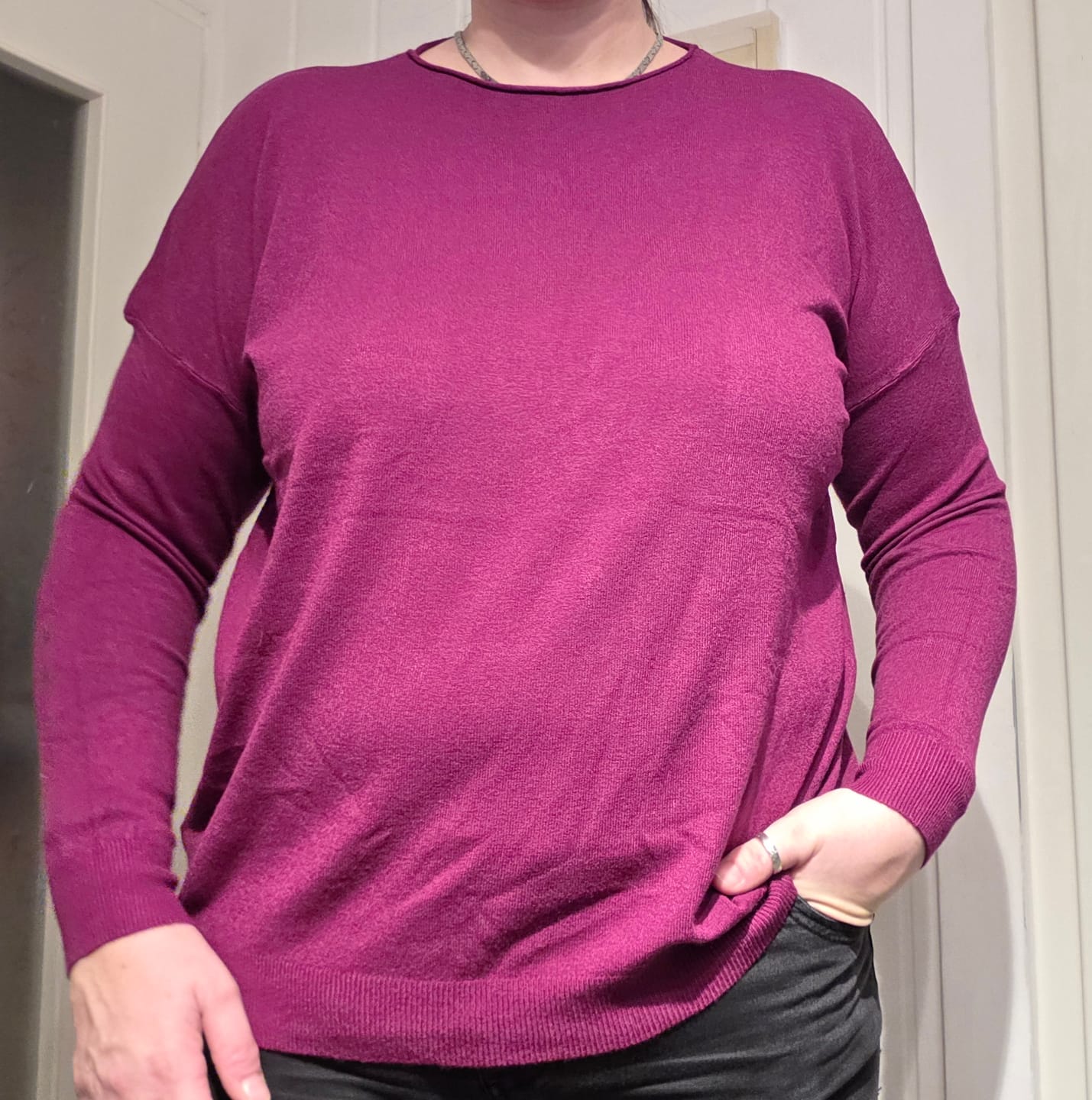 Customer photo review of Pulli Federleicht Magenta