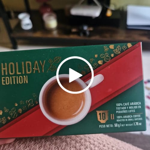 Customer video review of Britt Espresso Cápsulas Holiday Edition 2025