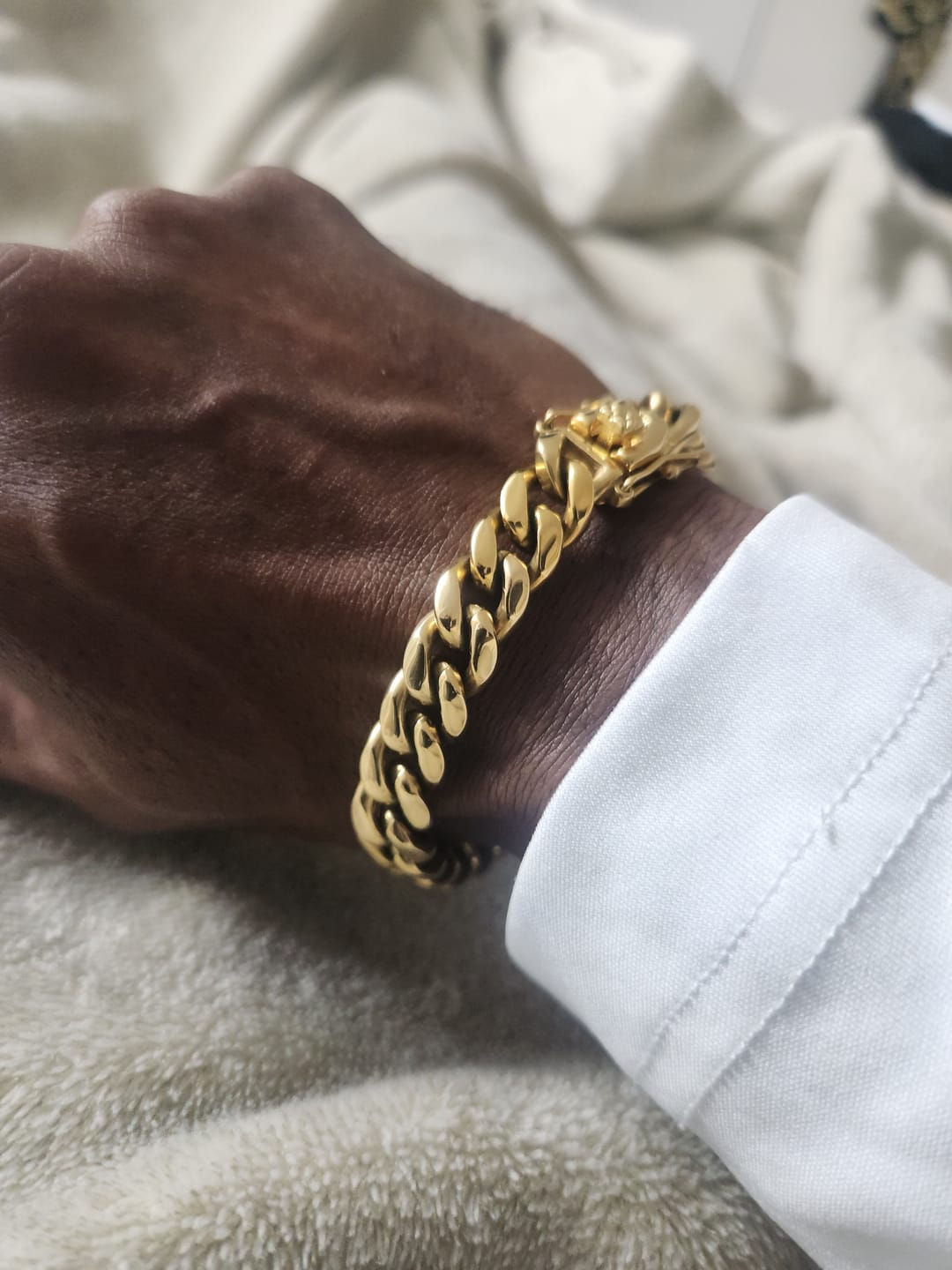 Customer photo review of Miami Cuban Link Bracelet