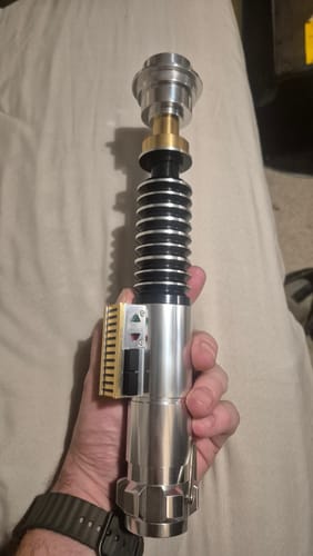 Customer photo review of Thin Neck Saber - Model Luke