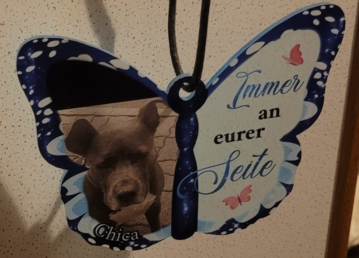 Customer photo review of Schutzengel - Individueller Rückspiegel Anhänger