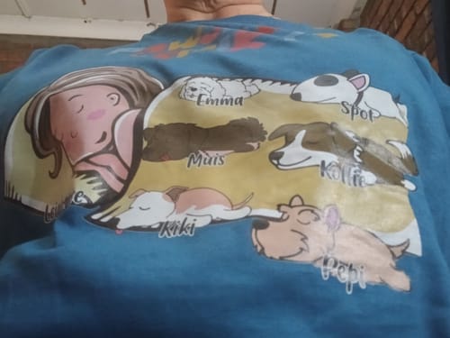 Customer photo review of PAWJAMA SHIRT (Unisex)