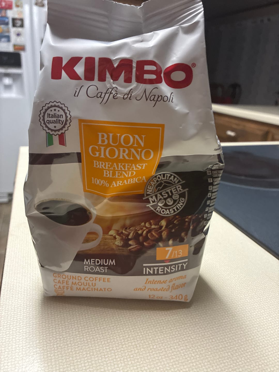 Customer photo review of Buongiorno Breakfast Blend - Ground Coffee 12oz Bag