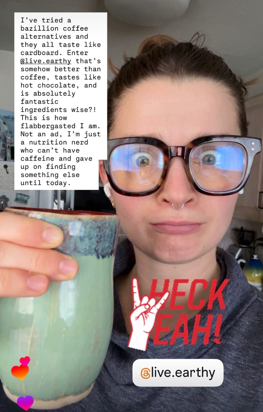 Customer photo review of earthy energy - 30 drinks