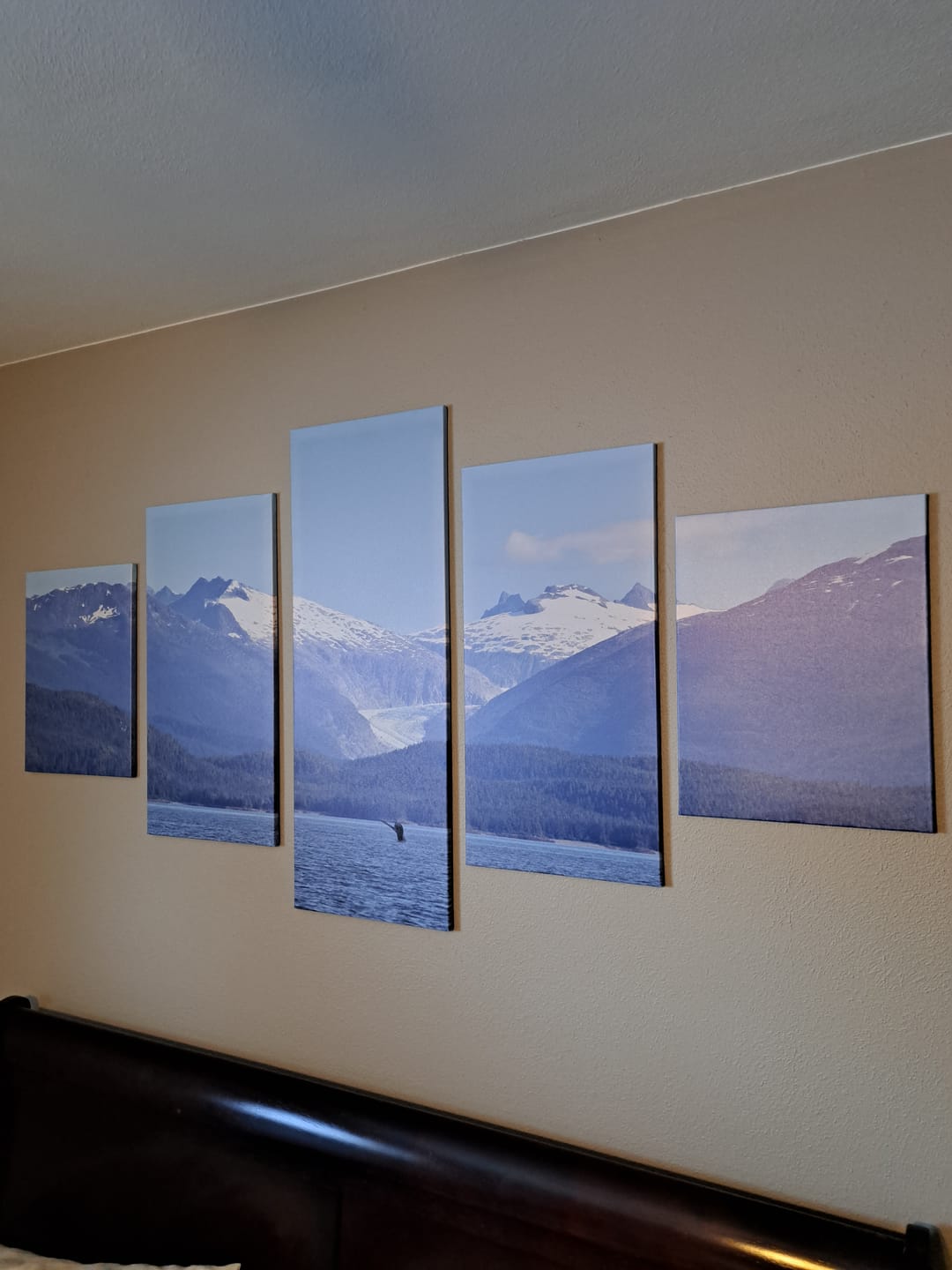 Customer photo review of Custom 5 Panel Canvas Print Wall Art - Do It Yourself (DIY) Or Let Us Do It For You (LUDIFY)!