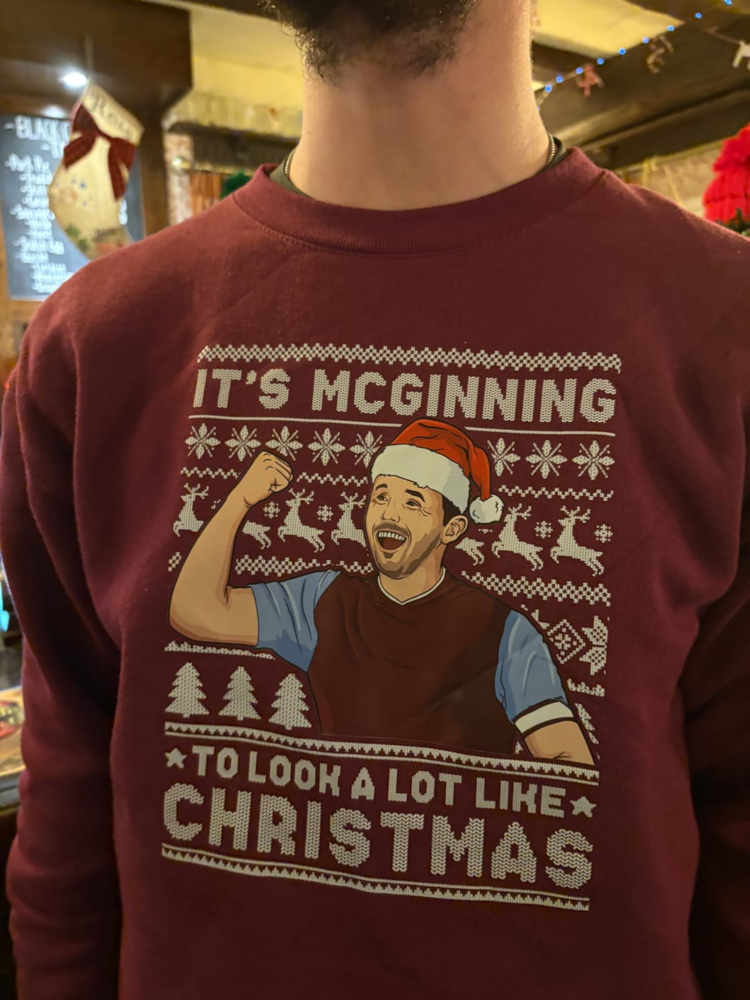 Customer photo review of It's Mcginning To Look Alot Like Christmas