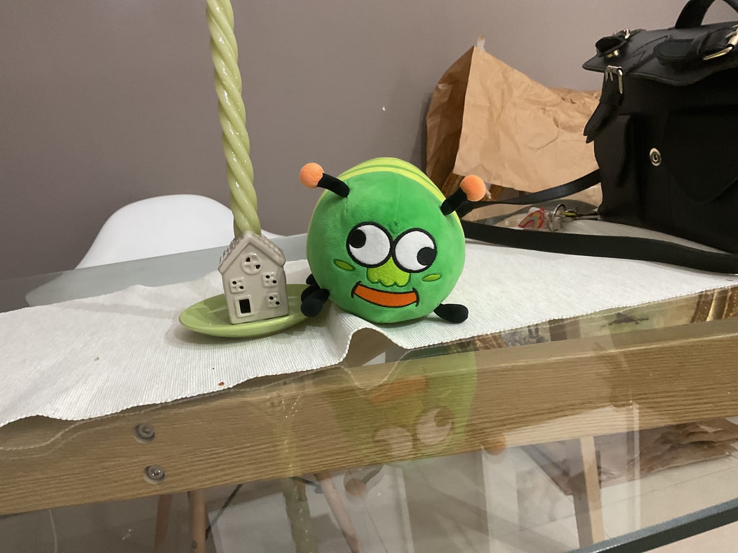 Customer photo review of Peluche Bruco Gianluco + Albo Fumetti e Canzoni!