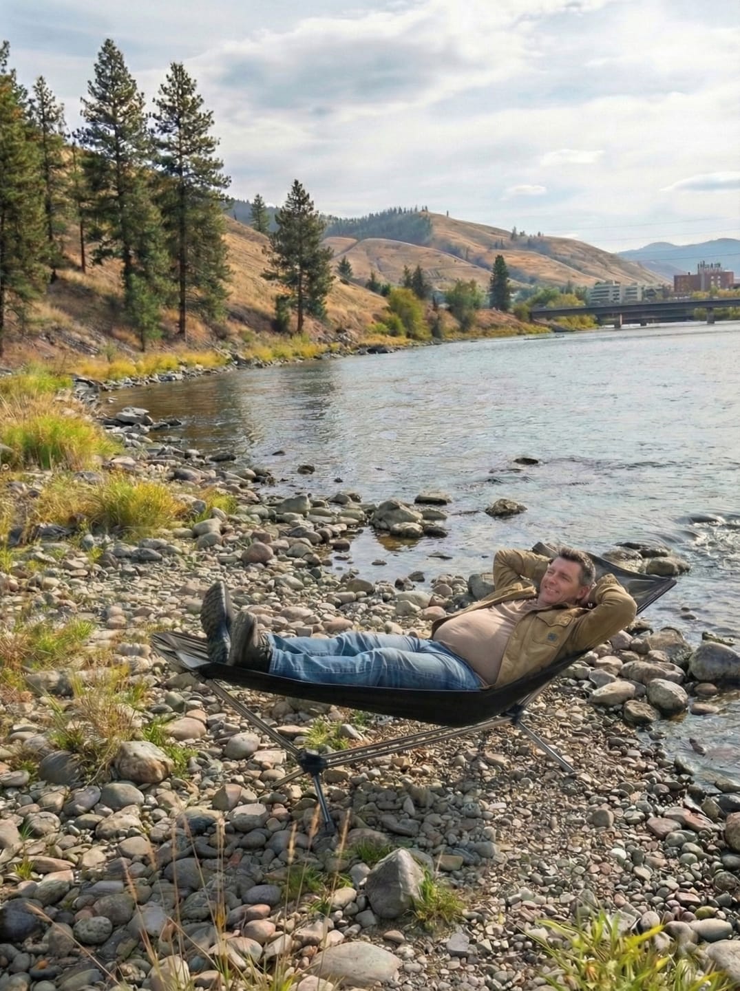 Customer photo review of 1x Anywhere Hammock (Single Hammock)