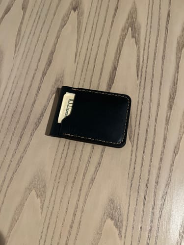 Customer photo review of Peyton Small Card Holder- Black