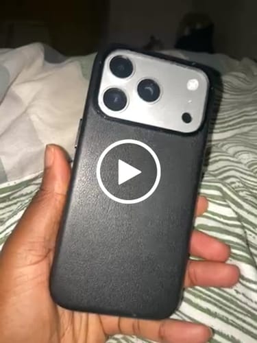 Customer video review of iPhone 17 Pro Max Leather Case - Timeless Luxe - Stone Grey