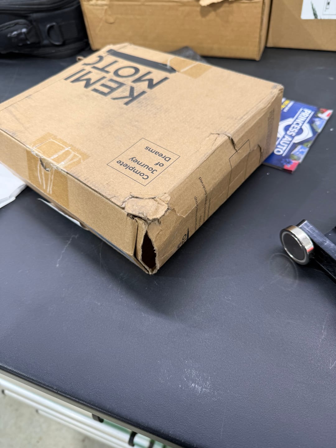 Customer photo review of 220Lbs Magnetic Side Mirrors for UTV Golf Cart Tractor Forklifts