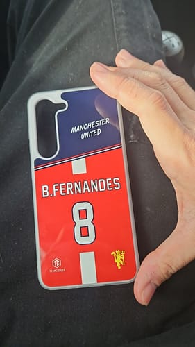 Customer photo review of Coque foot MANCHESTER UNITED MAN UTD personnalisable - TEAMCOQUES