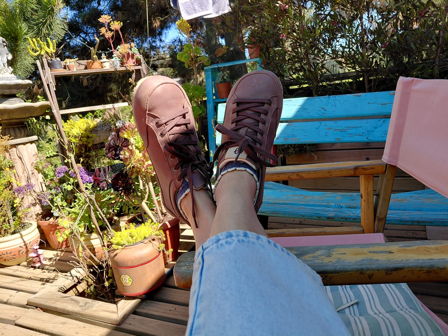 Customer photo review of Zapatilla A1. Café