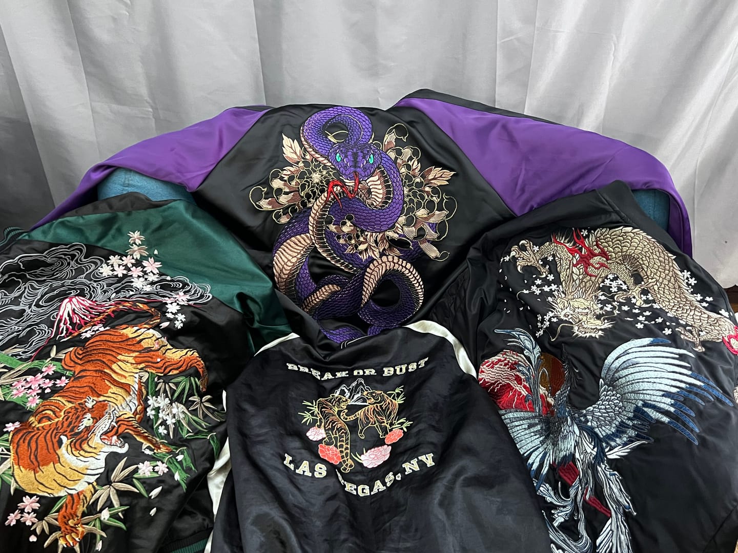Customer photo review of Violet Viper Sukajan Jacket