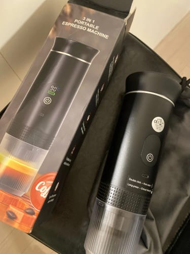Customer photo review of BRUZZO Go™ – Draagbare Espresso Machine