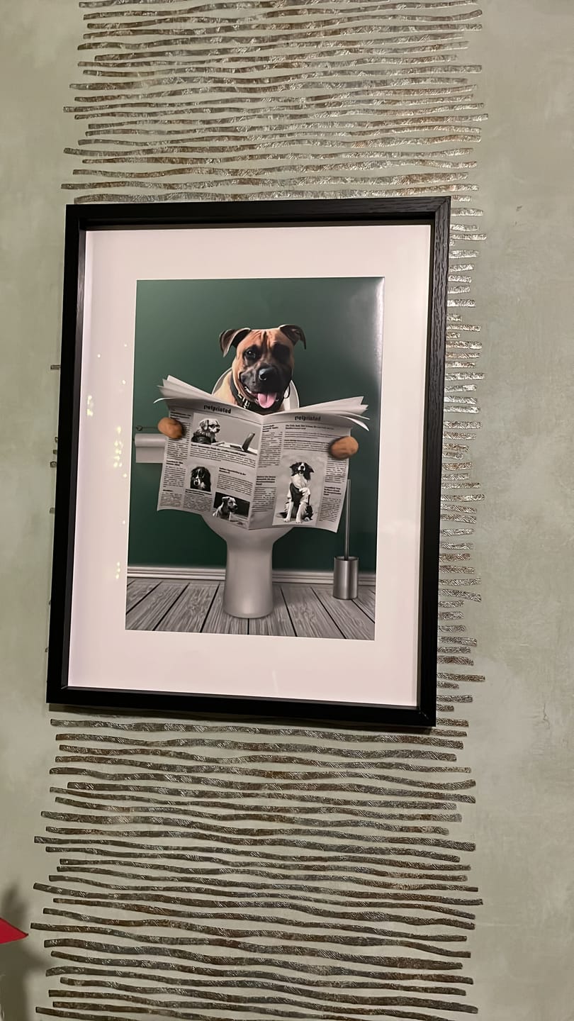 Customer photo review of Wichtige Sitzung - Individuelles Poster