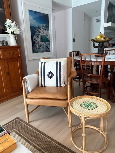 Customer photo review of Oasis Rattan Table Set