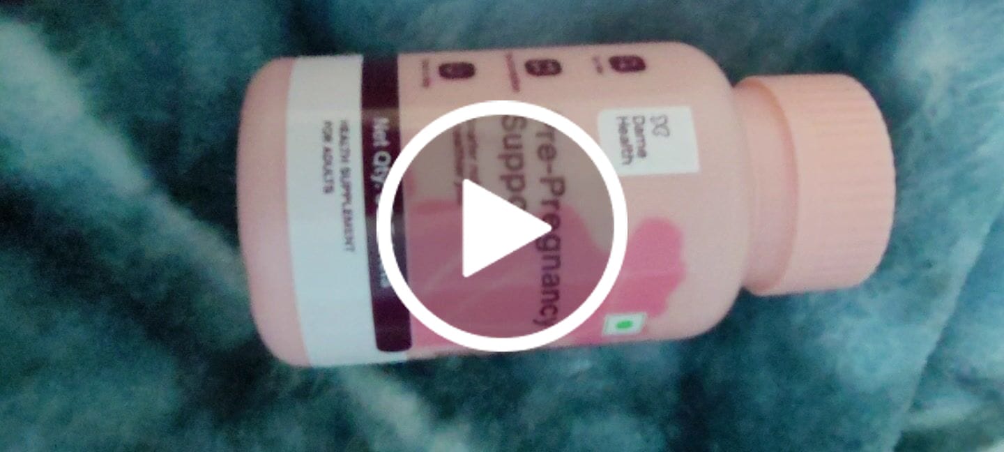 Customer video review of Pre-Pregnancy Support I Women’s Pre-Pregnancy Multivitamin