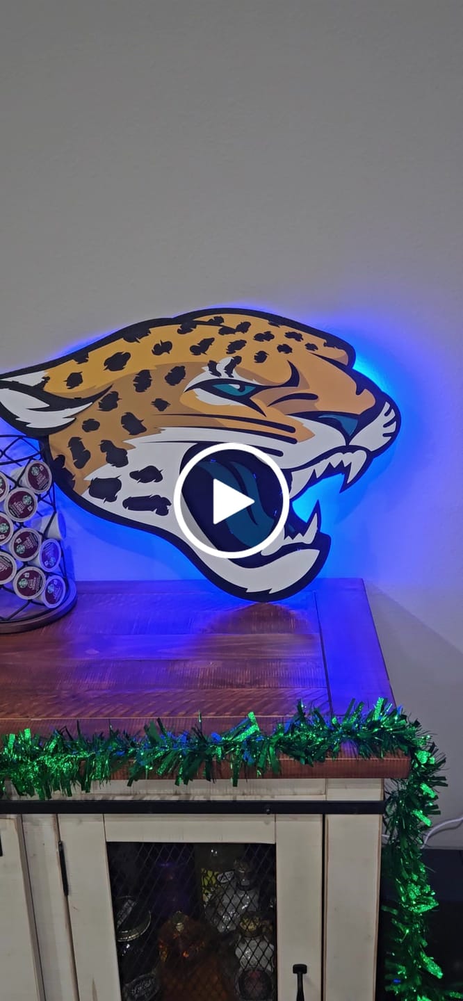 Customer video review of Jacksonville Jaguars 3D Vintage Metal Wall Art